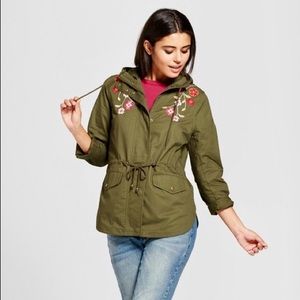 Xhilaration Embroidered Anorak